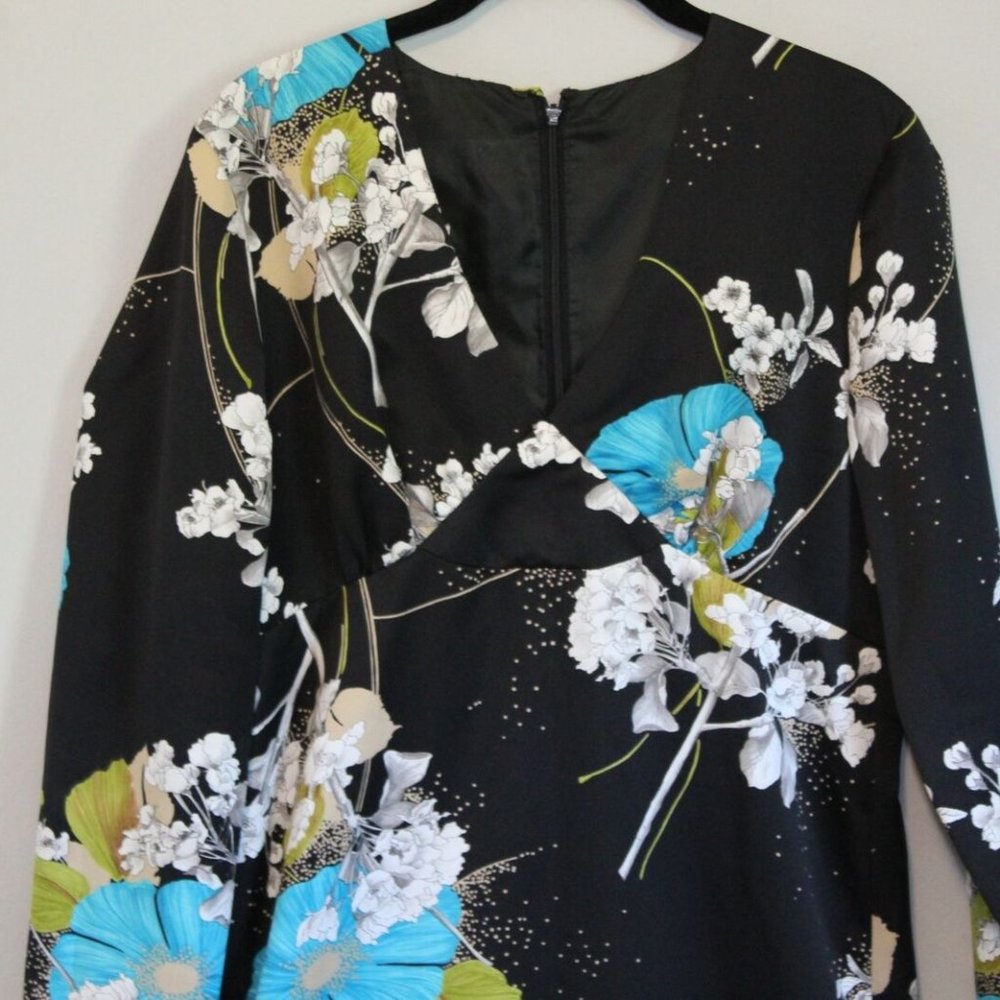 Vintage Tori Richard Honolulu Floral Maxi Dress H11457 - Picture 6 of 15